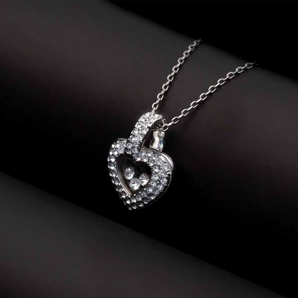 To My Boyfriend's Mom - You Did Such An Amazing Job Raising Him - Tryndi Floating Heart Necklace-2