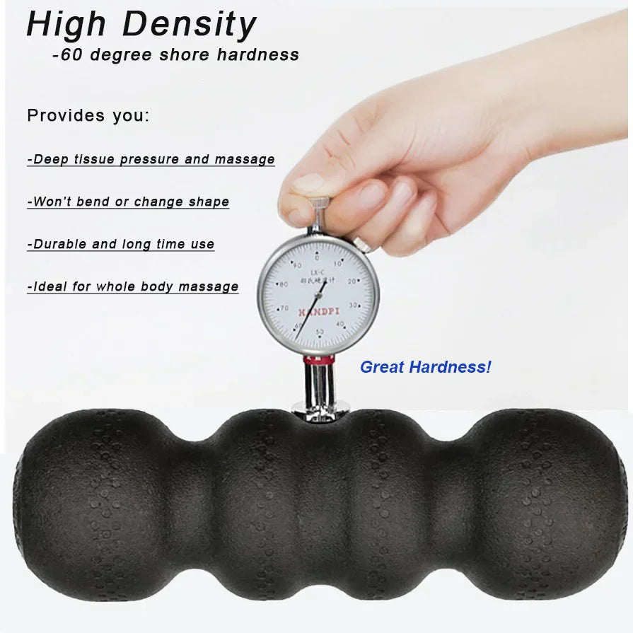 NNEOBA peanut shaped high density EPP foam massage roller for back and neck muscle recovery — view 3