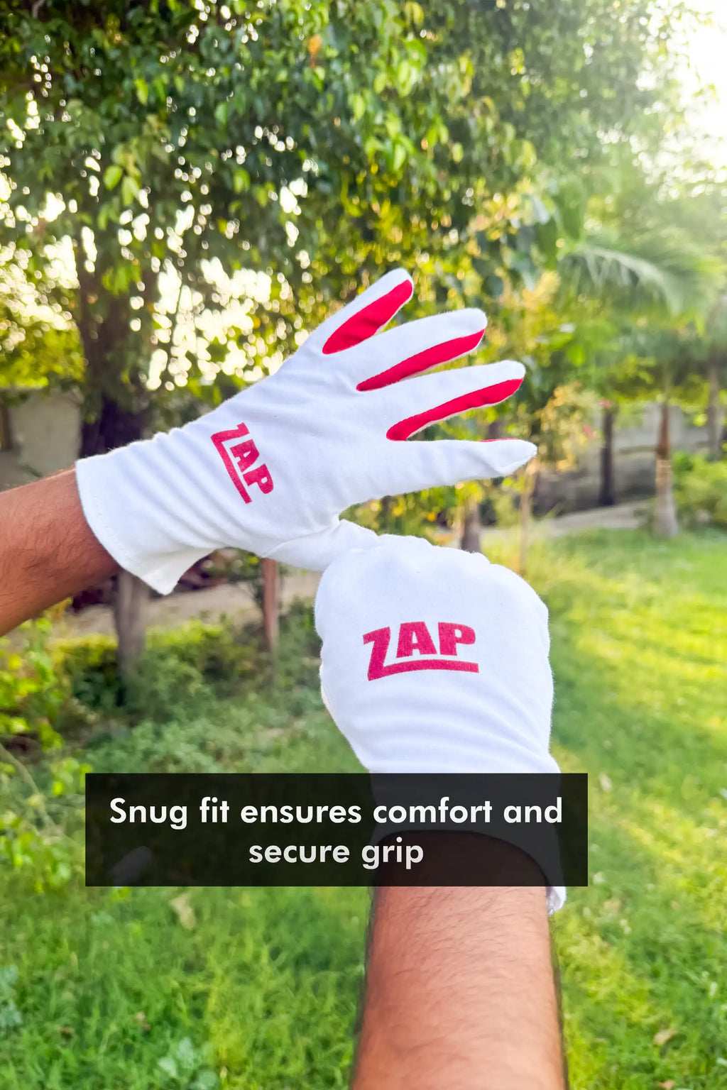 ZAP Club batting inner glove for cricket featuring breathable premium fabric and padded palm support — view 4