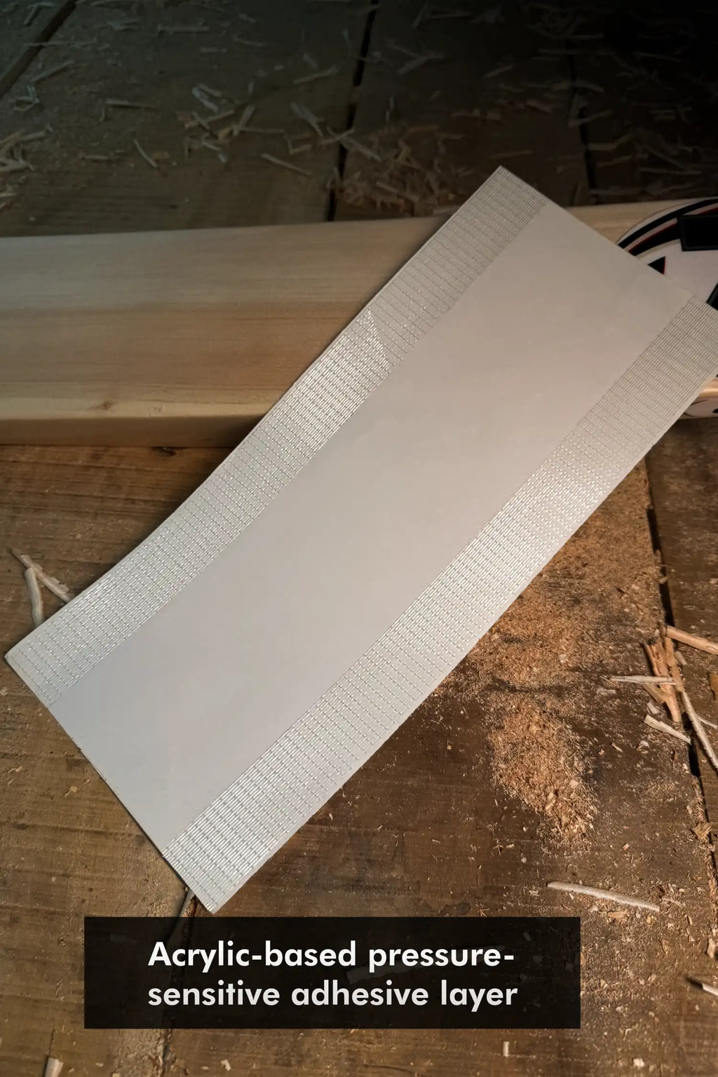Transparent fiberglass ZAP anti scuff sheet for cricket bat protection and maintenance — view 5