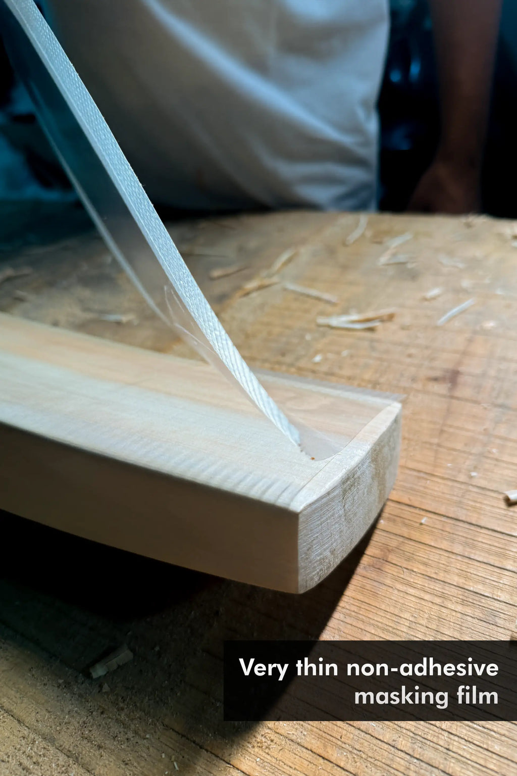 Transparent fiberglass ZAP anti scuff sheet for cricket bat protection and maintenance — view 4