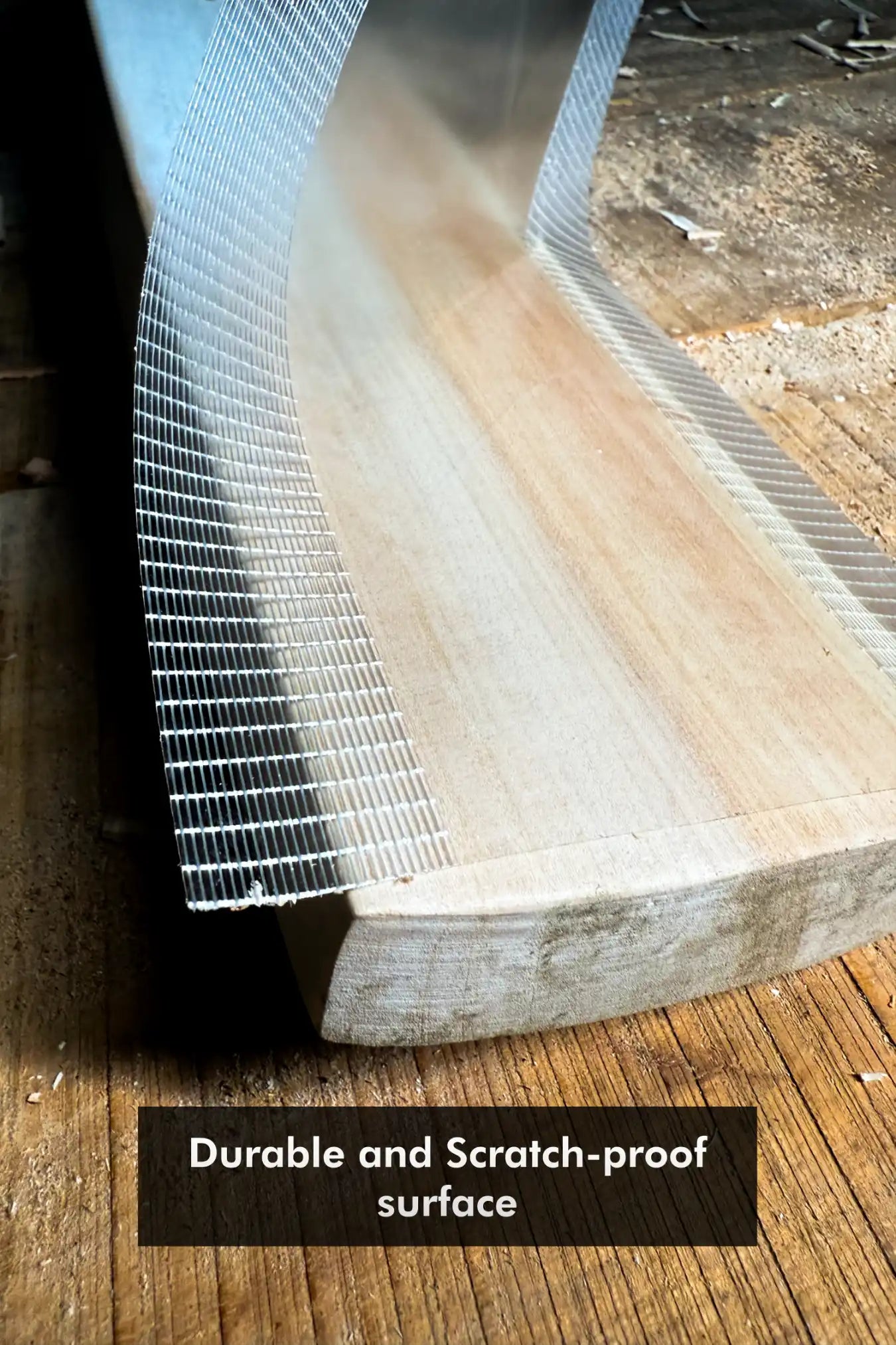 Transparent fiberglass ZAP anti scuff sheet for cricket bat protection and maintenance — view 3