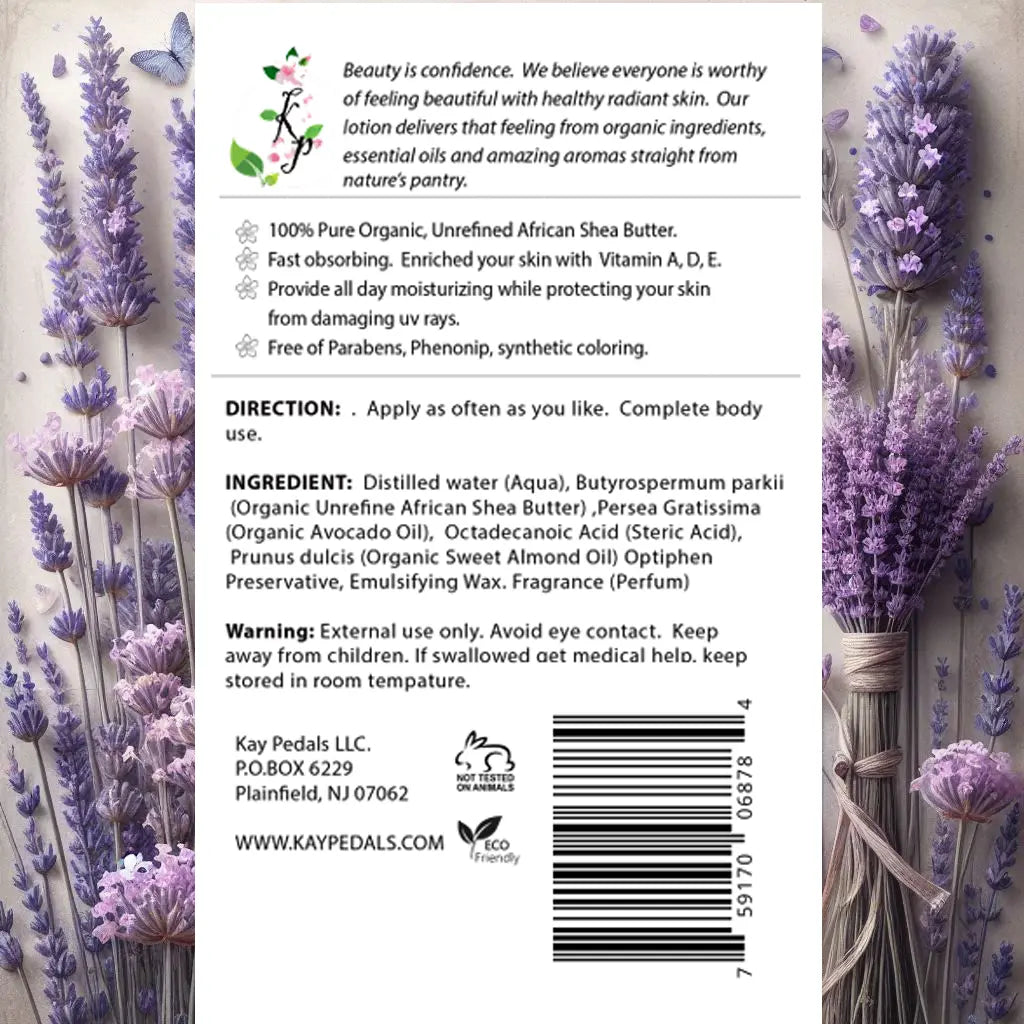 French Lavender Natural Organic Body Lotion 12oz-2