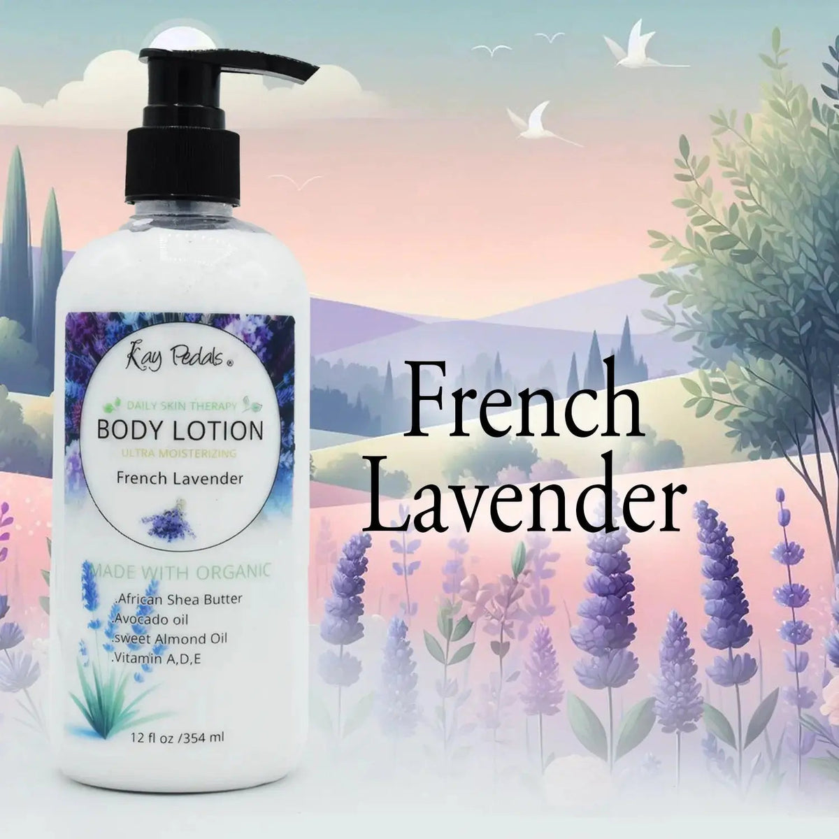 French Lavender Bundle Skin Care Gift Set-4