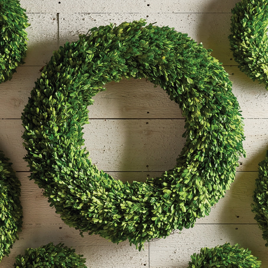 Preserved Boxwood Wreath-2