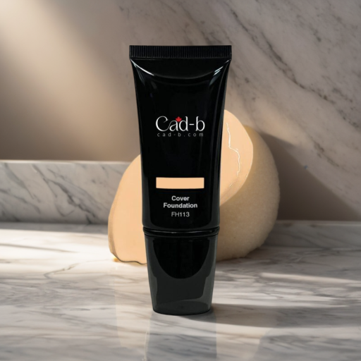Full coverage matte liquid foundation in shade butter for dry and oily skin types