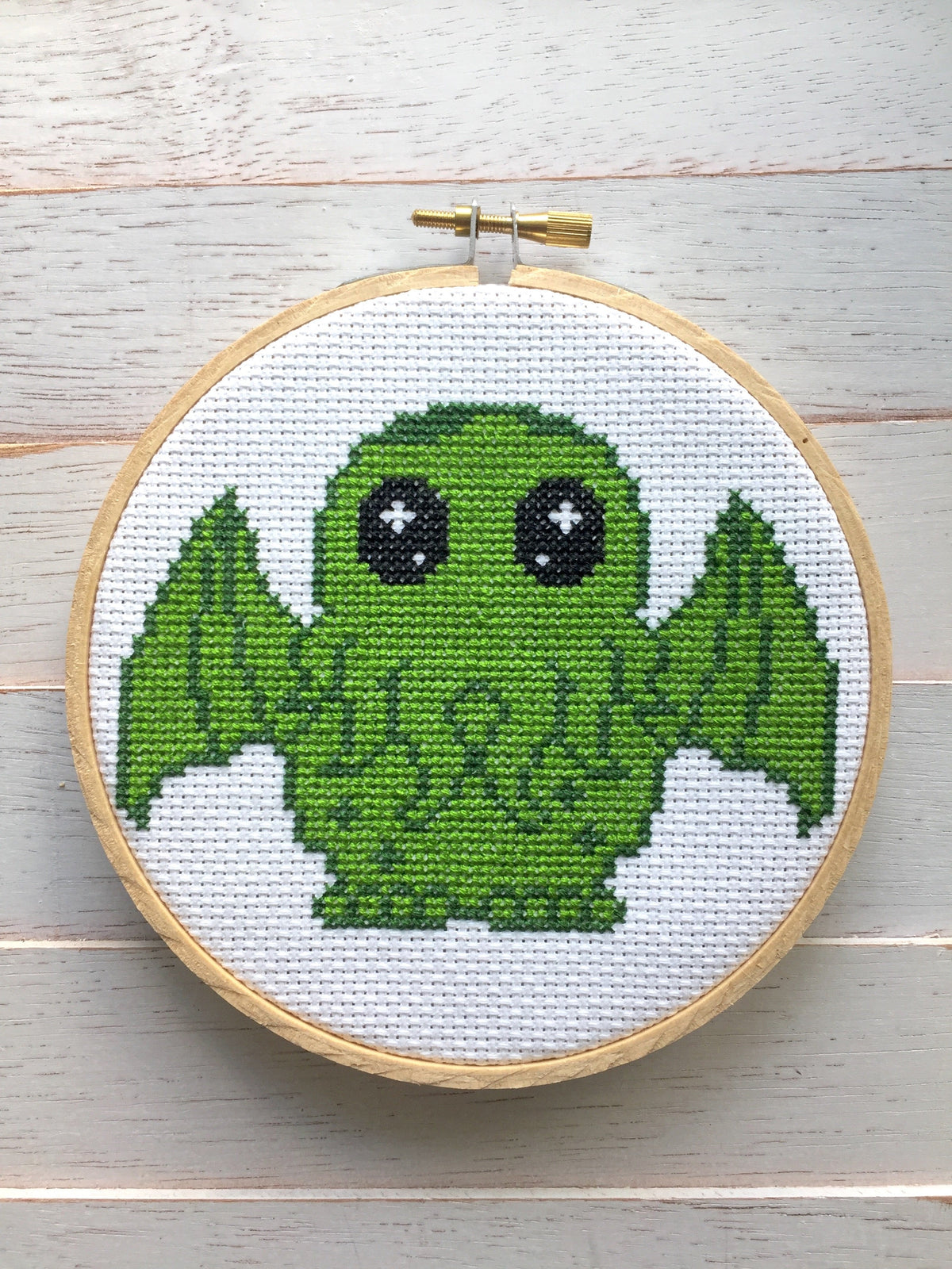 Cute Cthulhu Counted Cross Stitch DIY KIT Intermediate-3