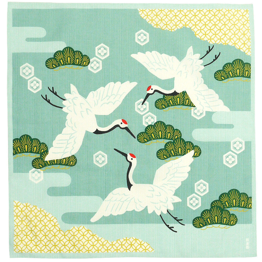 Furoshiki japonais, Emballage cadeau réutilisable en tissu 50X50 cm-0