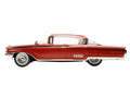 1/43 scale 1960 Mercury Park Lane model car in Signal Red inside clear display case
