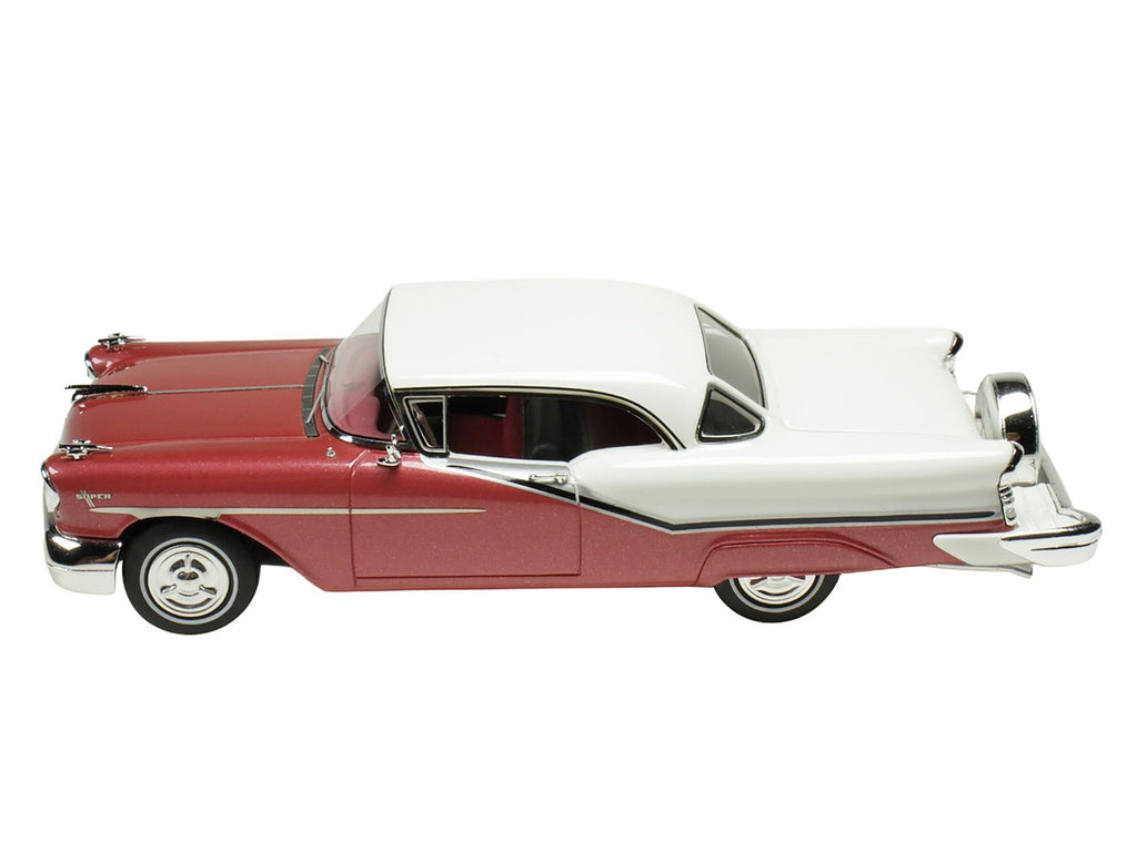 1957 Oldsmobile Starfire 1/43 scale resin model car in royal glow red and white