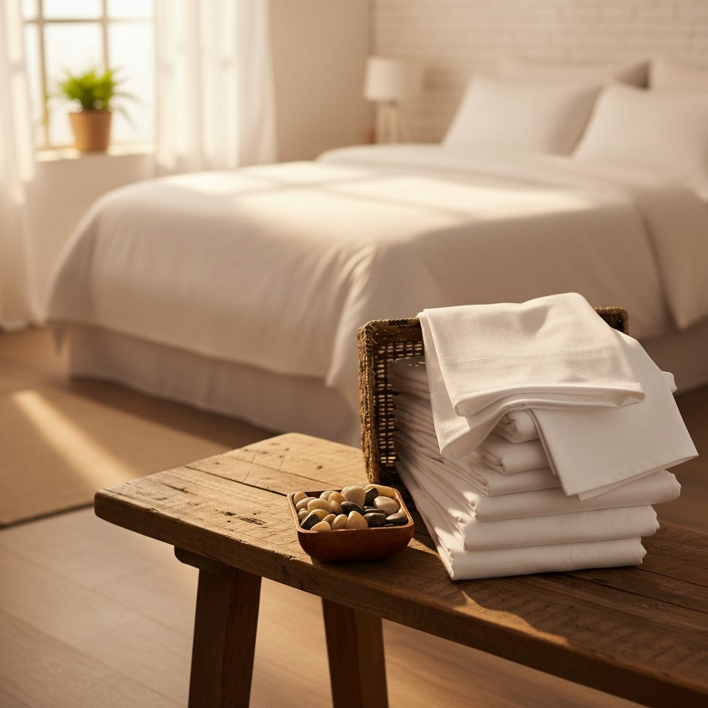 GCP Collection T-300 cotton blend bed linen featuring a smooth sateen weave for luxurious comfort — view 5