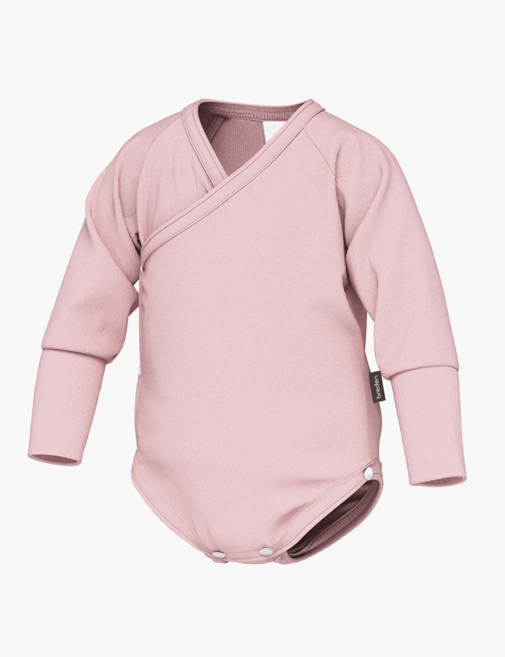 Ribbed Wrap Bodysuit with Long Sleeves GIA-6