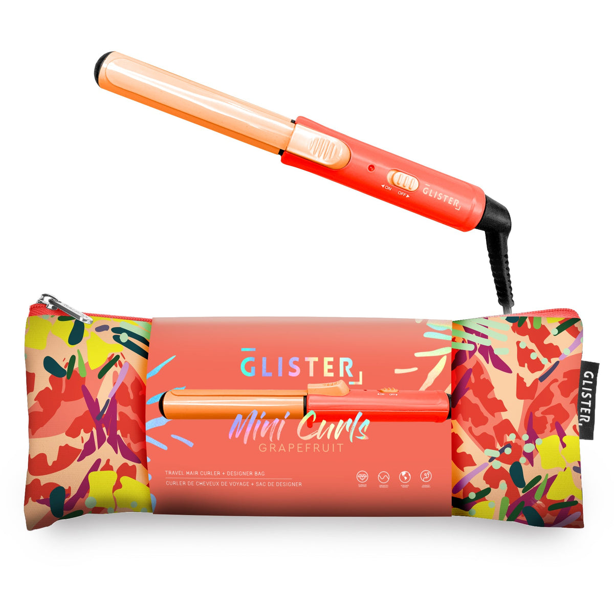 7 PC Complete Travel curl set (Orange)-4