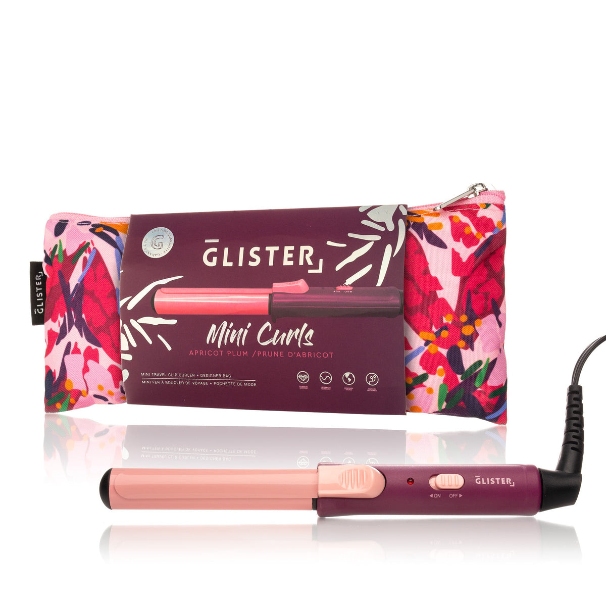 “Mini Curls” Travel Clip Curler with Carrying Pouch-6