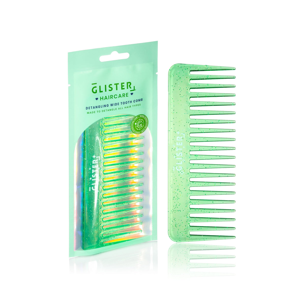 GLISTER "Mini Curls" Travel Styling Set | Clip Curler, Detangling Brush, Comb & Sectioning Clips-4