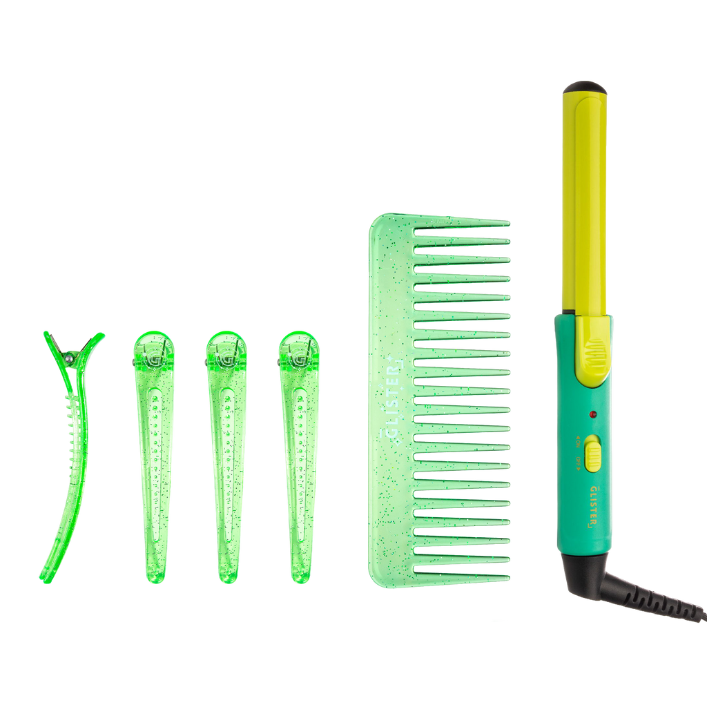 7 PC Complete Travel curl set (Green)-3