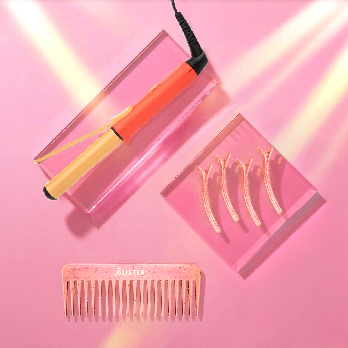 7 PC Complete Travel curl set (Orange)-2