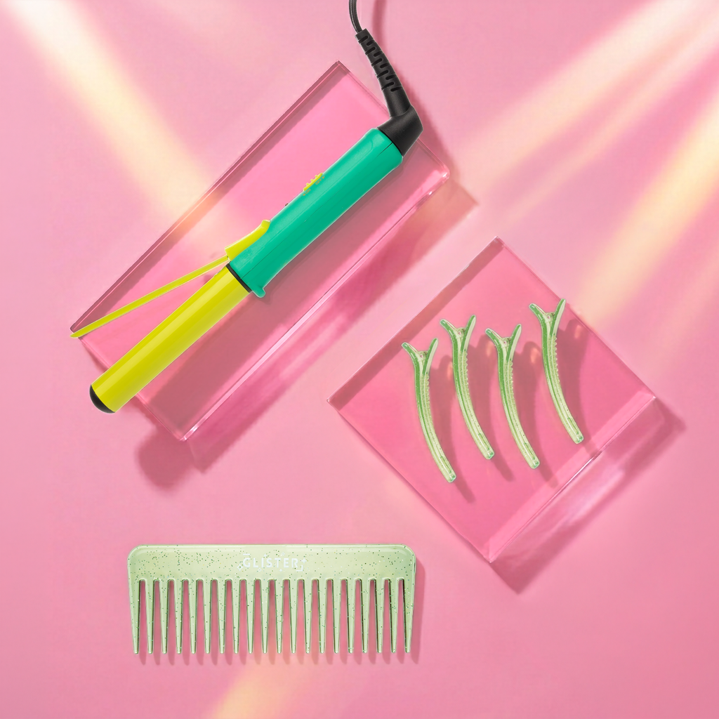 7 PC Complete Travel curl set (Green)-2