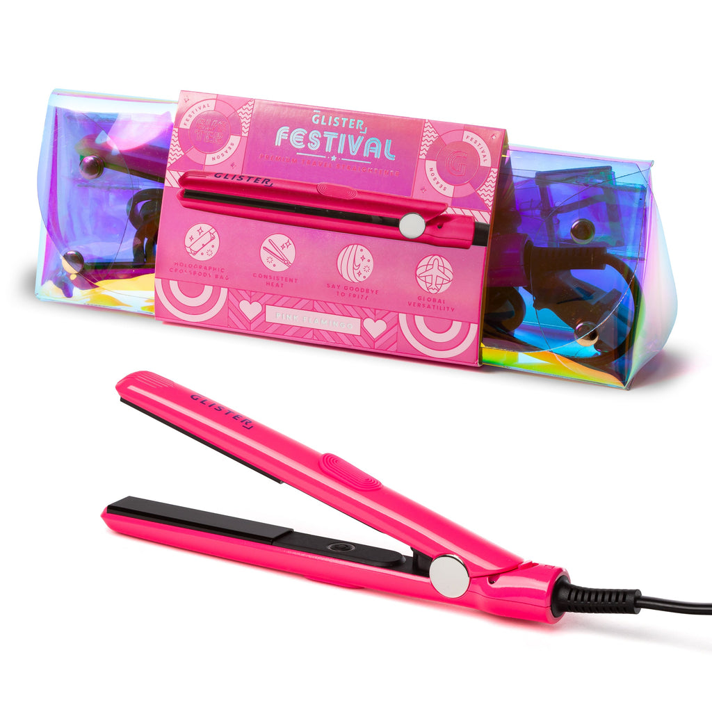 New Limited Edition Festival Flat Iron (with Holographic Bandolier Bag)-0