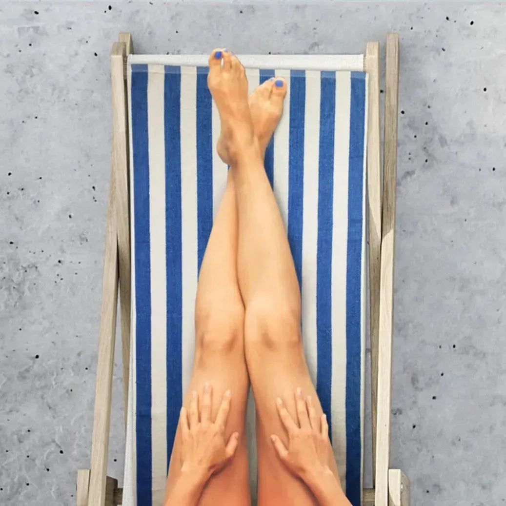 Cabana striped premium cotton pool and beach towels folded neatly in vibrant resort style colors — view 4
