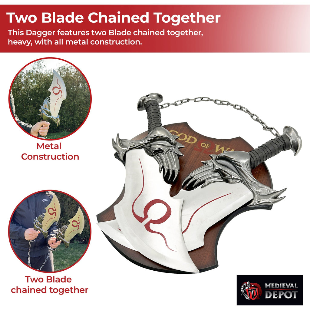God Of War Twin Blade Short Dagger-2