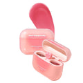 Two tubes of vegan double lip gloss with a high shine mirror finish and precision applicator