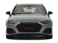 Audi RS 4 1/18 scale model car in gray metallic finish with real rubber tires