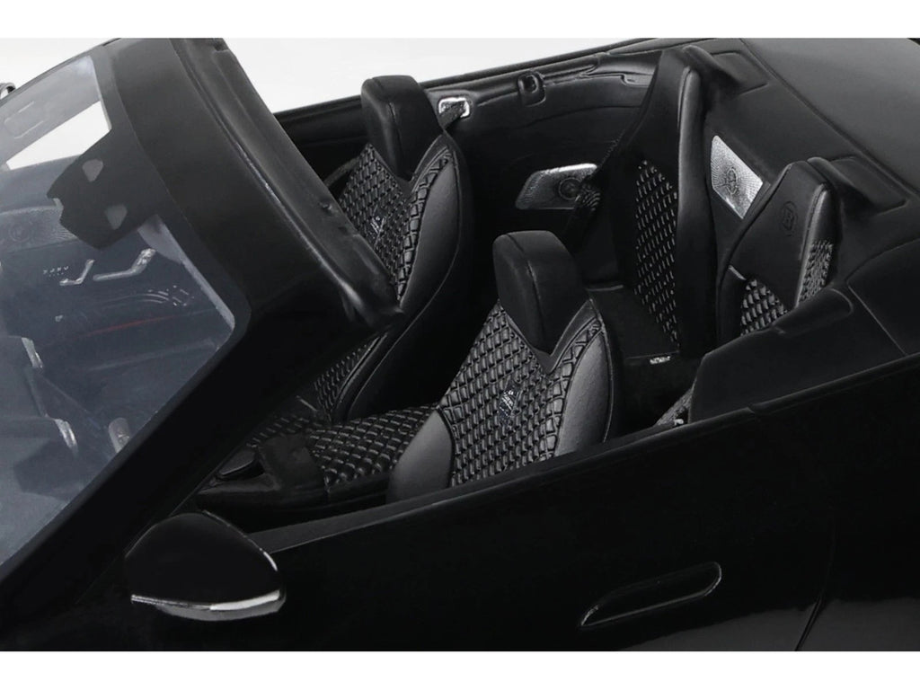 Obsidian Black Brabus 750 BODO Buschmann Edition 1/18 scale resin model car with rubber tires — view 4
