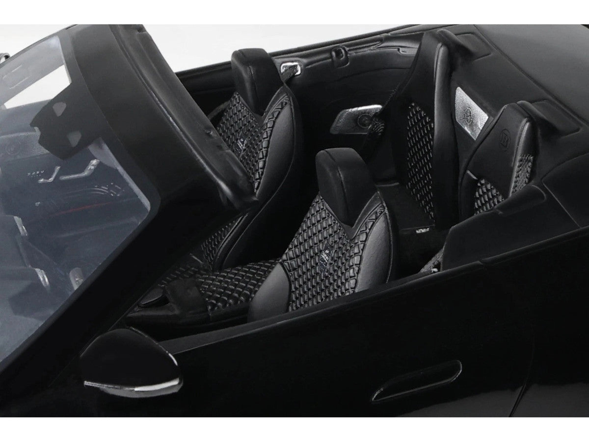 Obsidian Black Brabus 750 BODO Buschmann Edition 1/18 scale resin model car with rubber tires — view 4