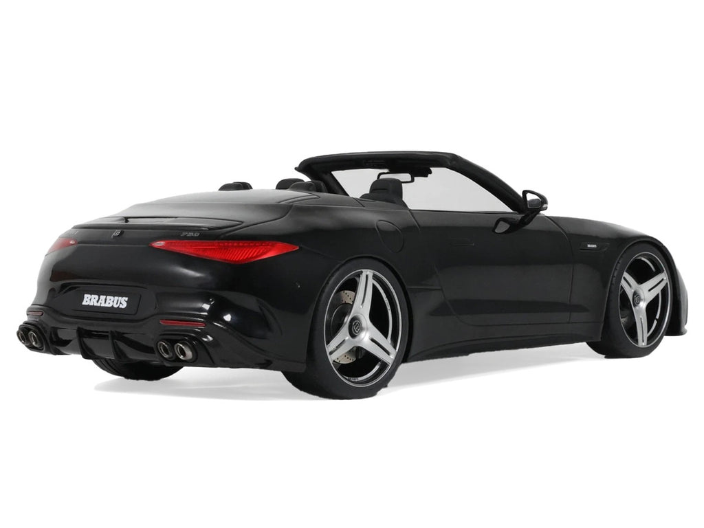 Obsidian Black Brabus 750 BODO Buschmann Edition 1/18 scale resin model car with rubber tires — view 2