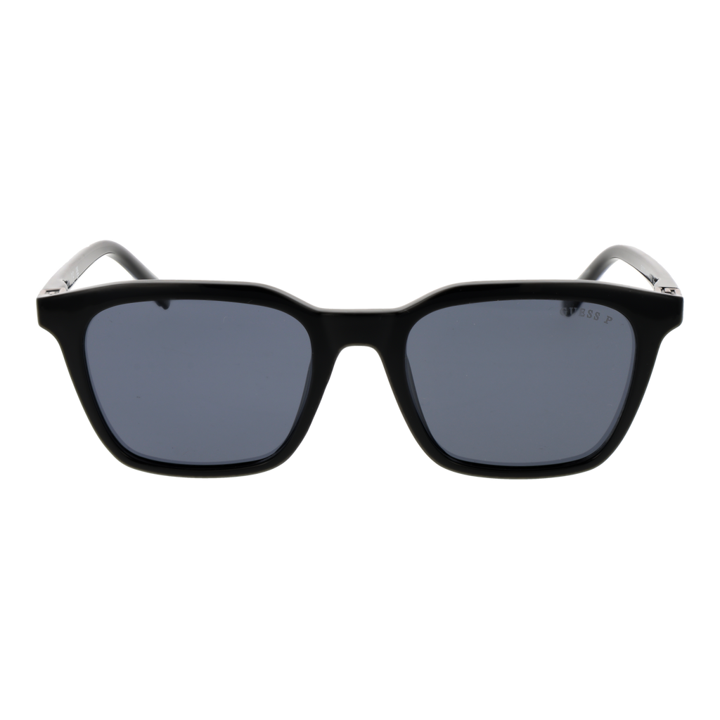 Guess men's sunglasses with dark tinted lenses and sleek modern frame design — view 2