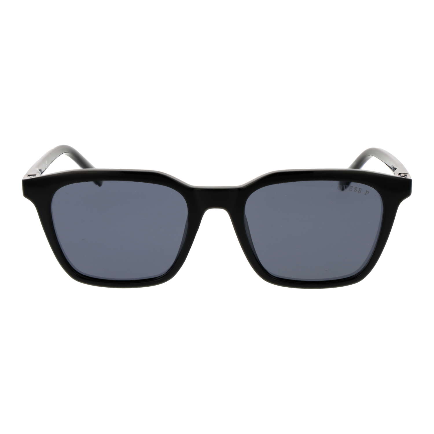 Guess men's sunglasses with dark tinted lenses and sleek modern frame design — view 2