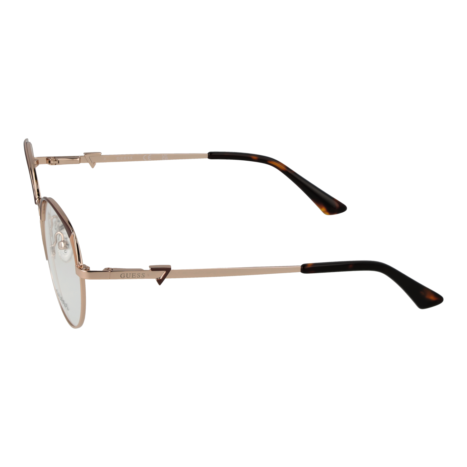 Guess GU2867 women's optical frames in an elegant lightweight design on a white background — view 4