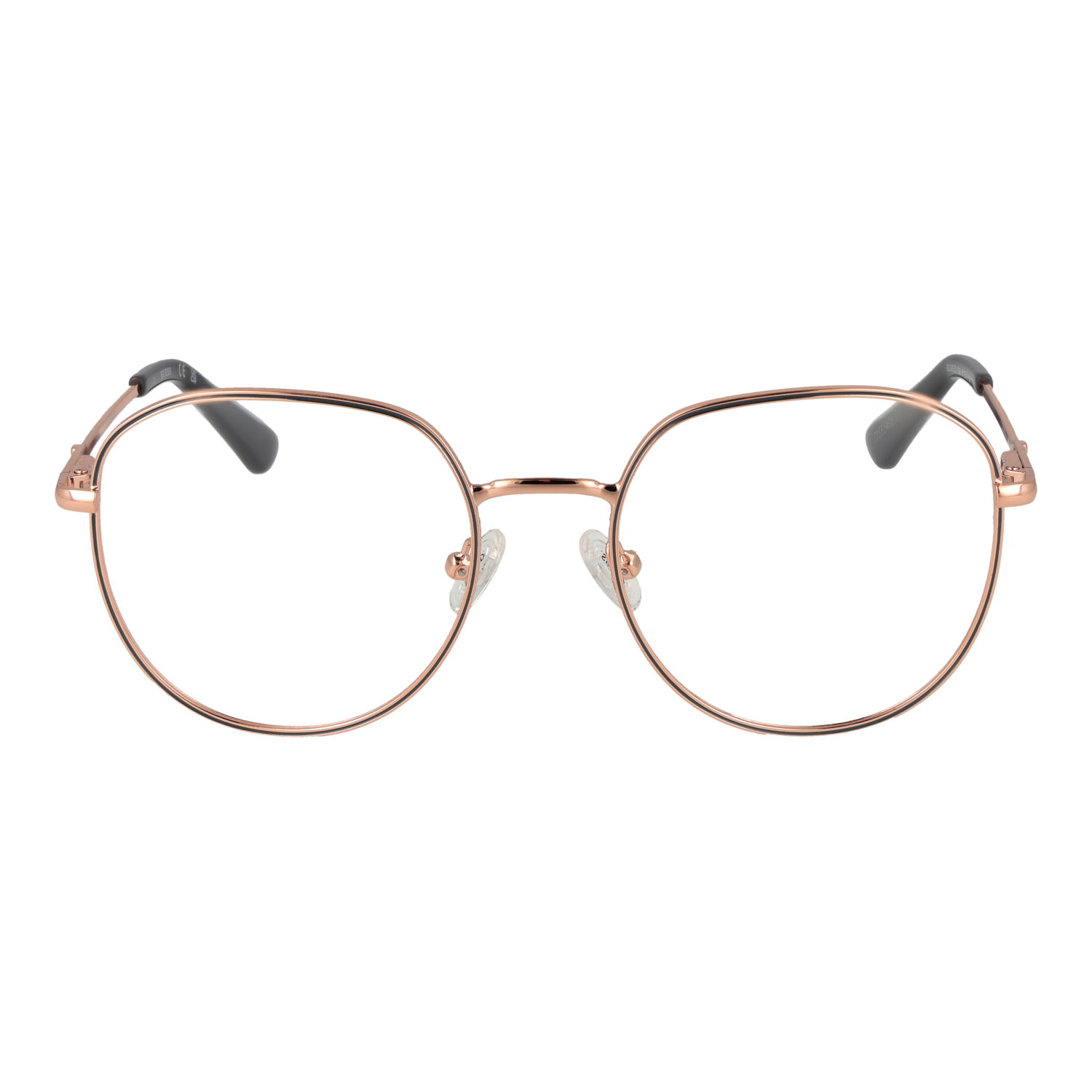 Guess women's eyeglass frames featuring an elegant lightweight design and signature luxury designer detailing — view 2