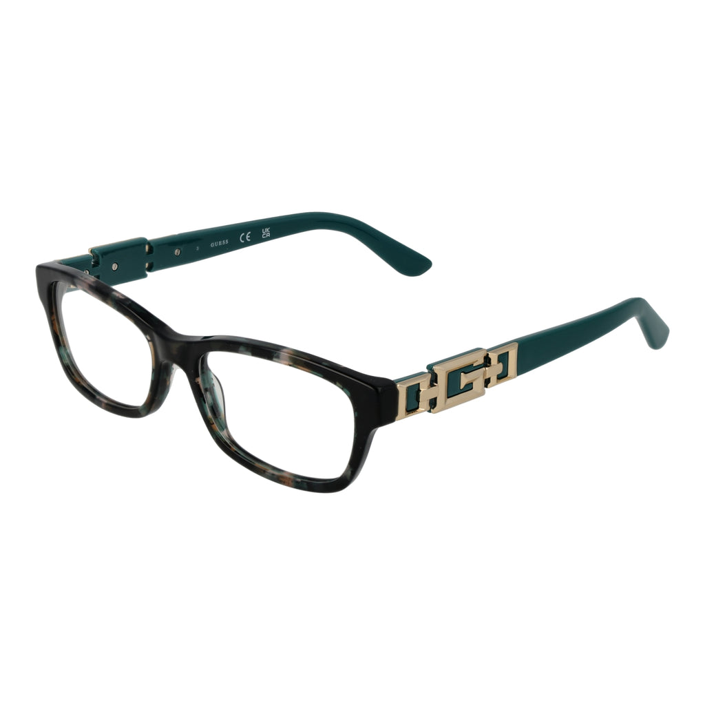 Guess women's designer eyewear frames in a stylish and elegant feminine silhouette