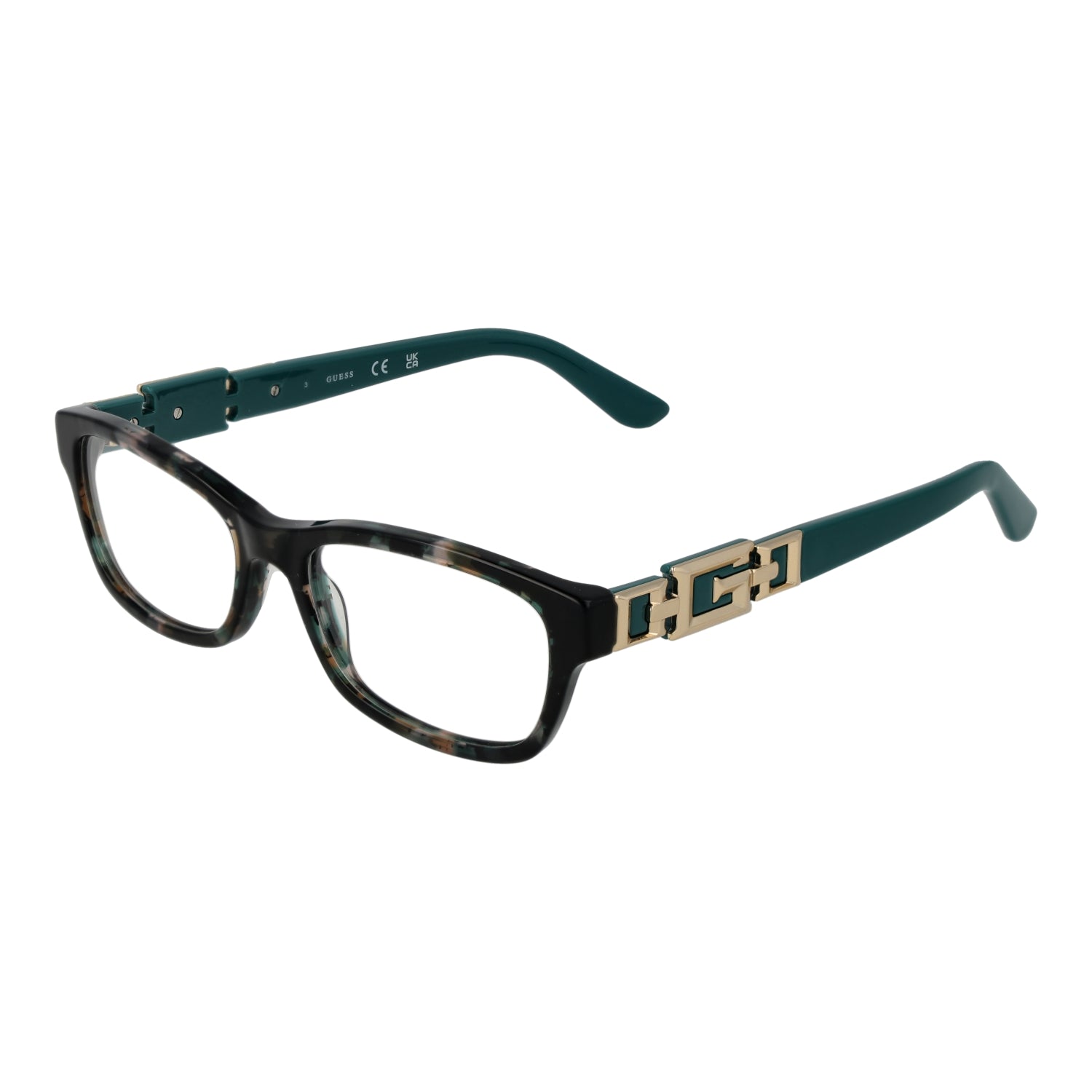 Guess women's designer eyewear frames in a stylish and elegant feminine silhouette