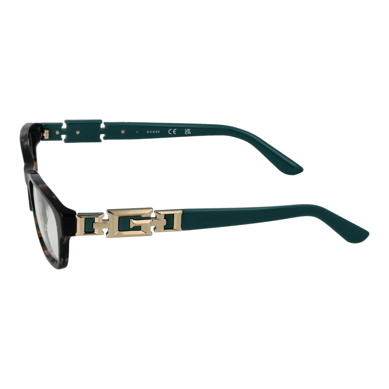 Guess women's designer eyewear frames in a stylish and elegant feminine silhouette — view 4
