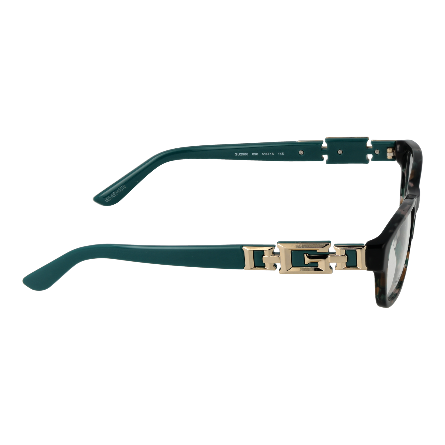 Guess women's designer eyewear frames in a stylish and elegant feminine silhouette — view 5