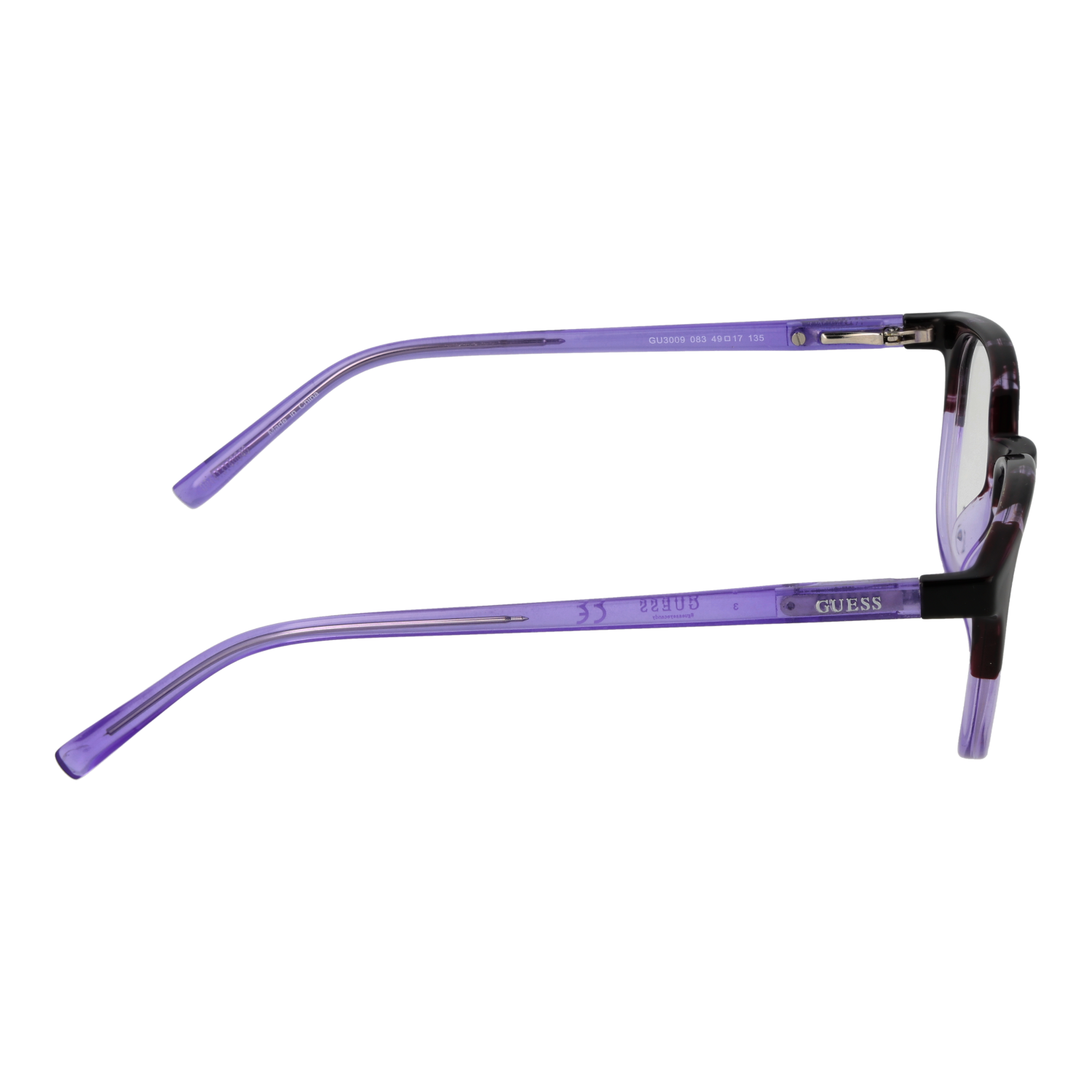GUESS unisex eyewear glasses frames featuring a lightweight design and classic elegant silhouette — view 5