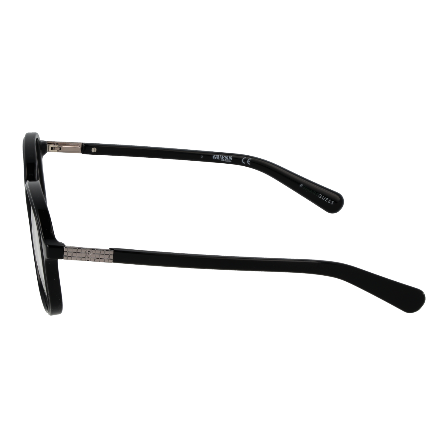 GUESS unisex sunglasses featuring dark lenses and a sleek classic frame design for everyday wear — view 4