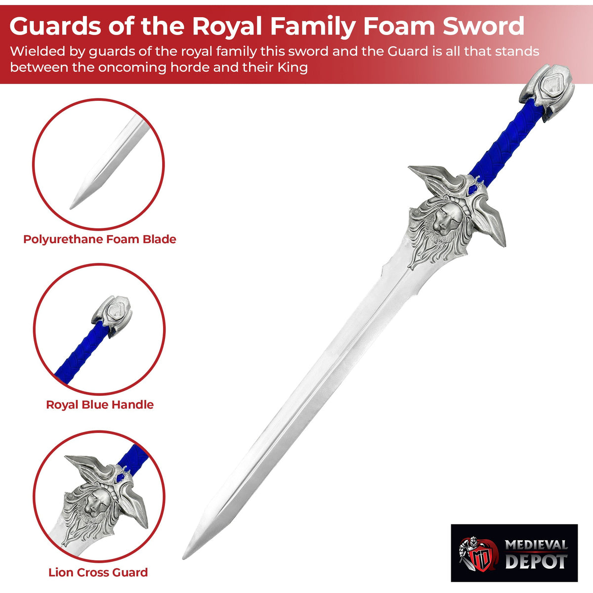 Guards of the Royal Family Lion Foam Sword-2