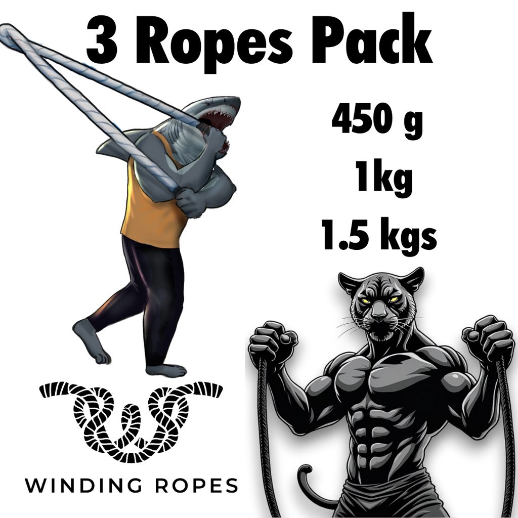 3 Weights Premium Flow Pack : 1.5 Kgs + 1 kg + 440 grams flow ropes-0