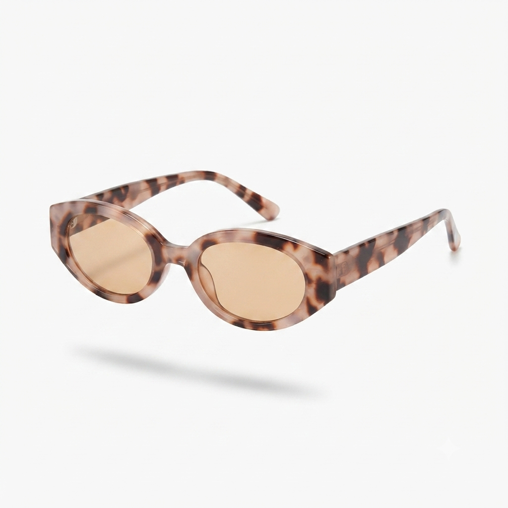 Confident Vintage Oval Sunglasses-1