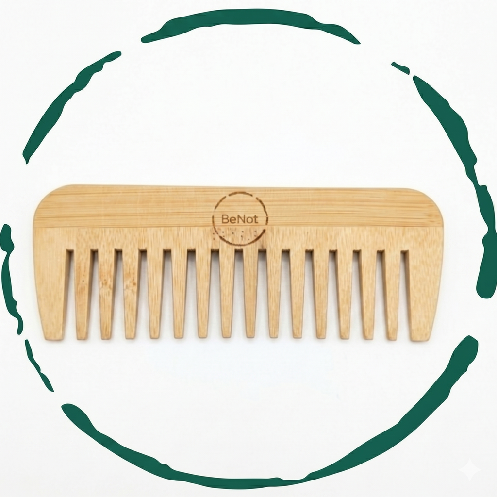 All-Natural Bamboo Hair Comb-0