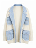 Untamed Denim Patchwork Cardigan-5