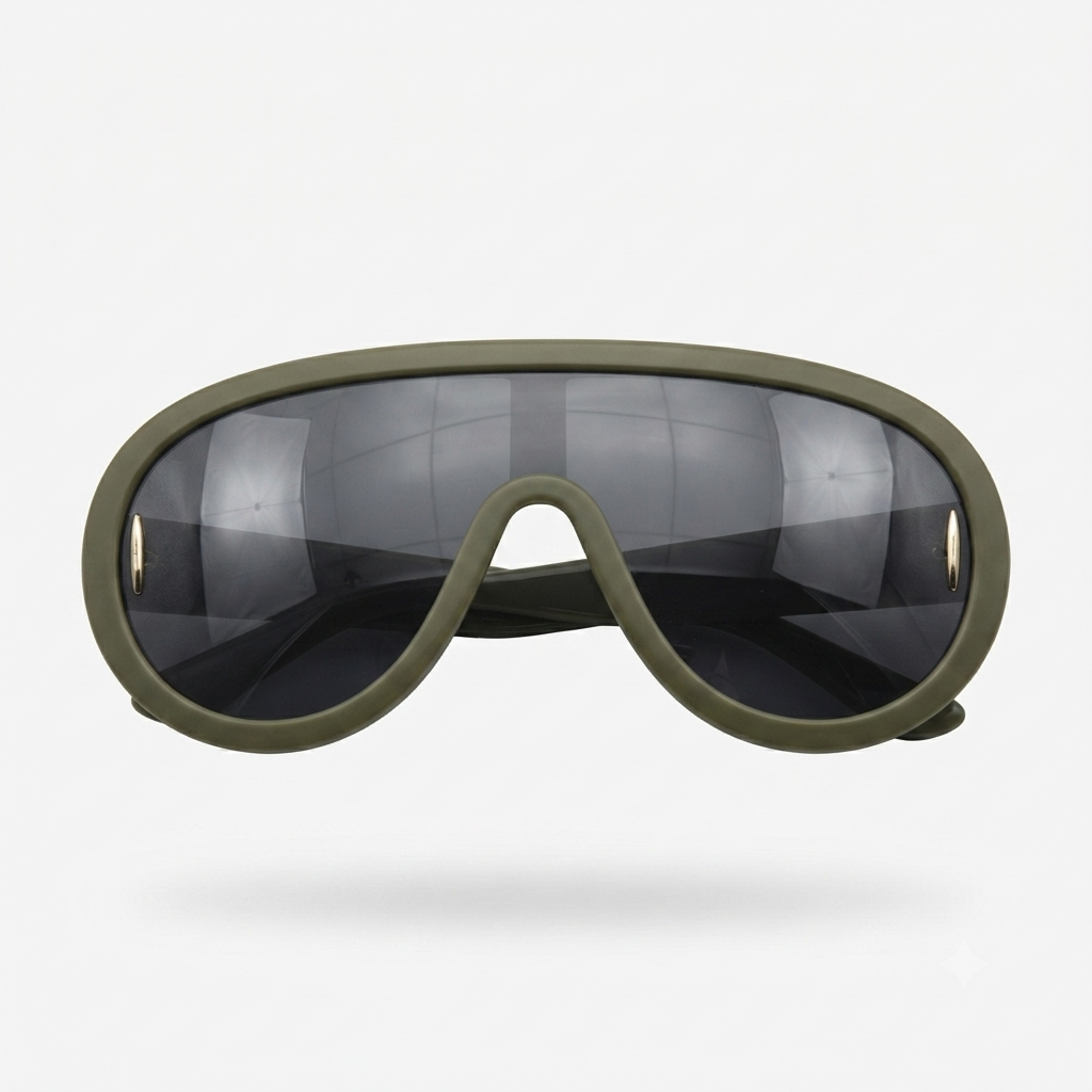 Daring Oversized Wave Sunglasses-5