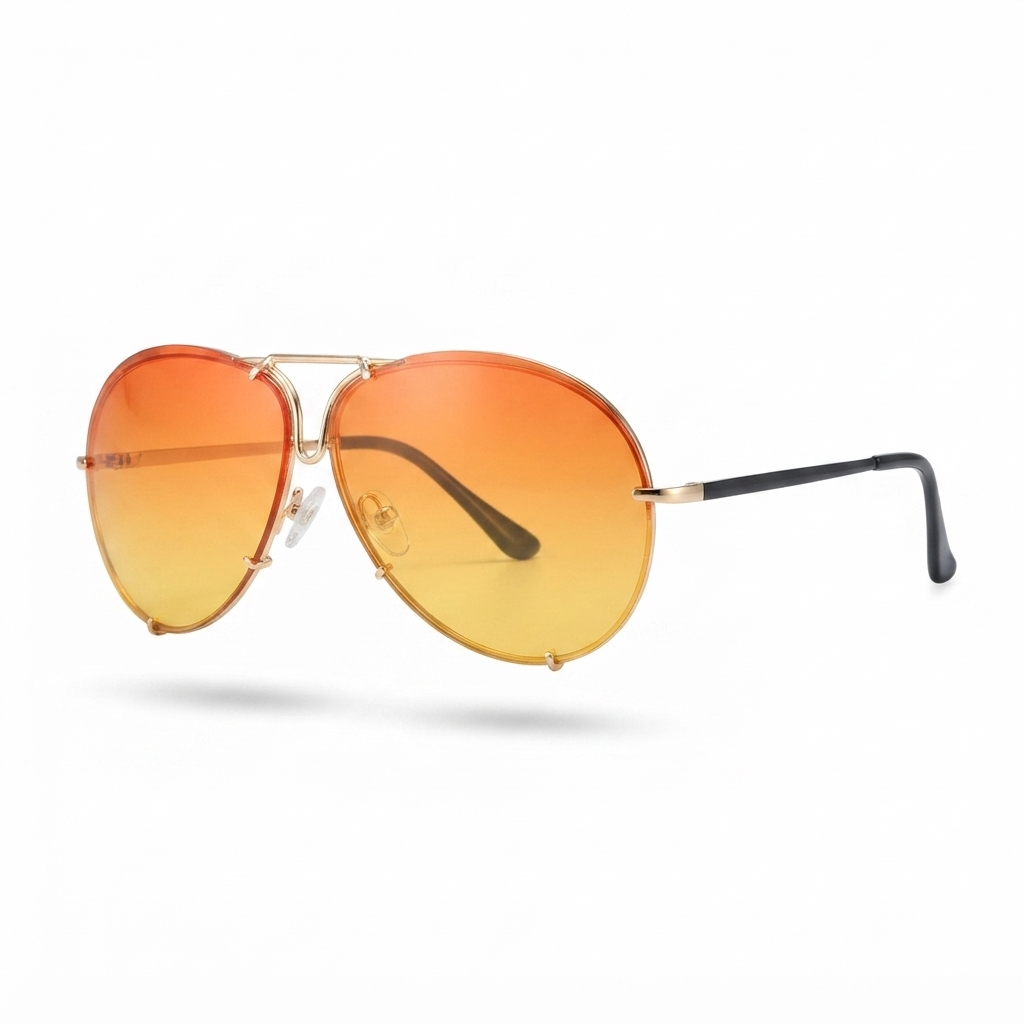 Radiant Oversized Gradient Sunglasses-3