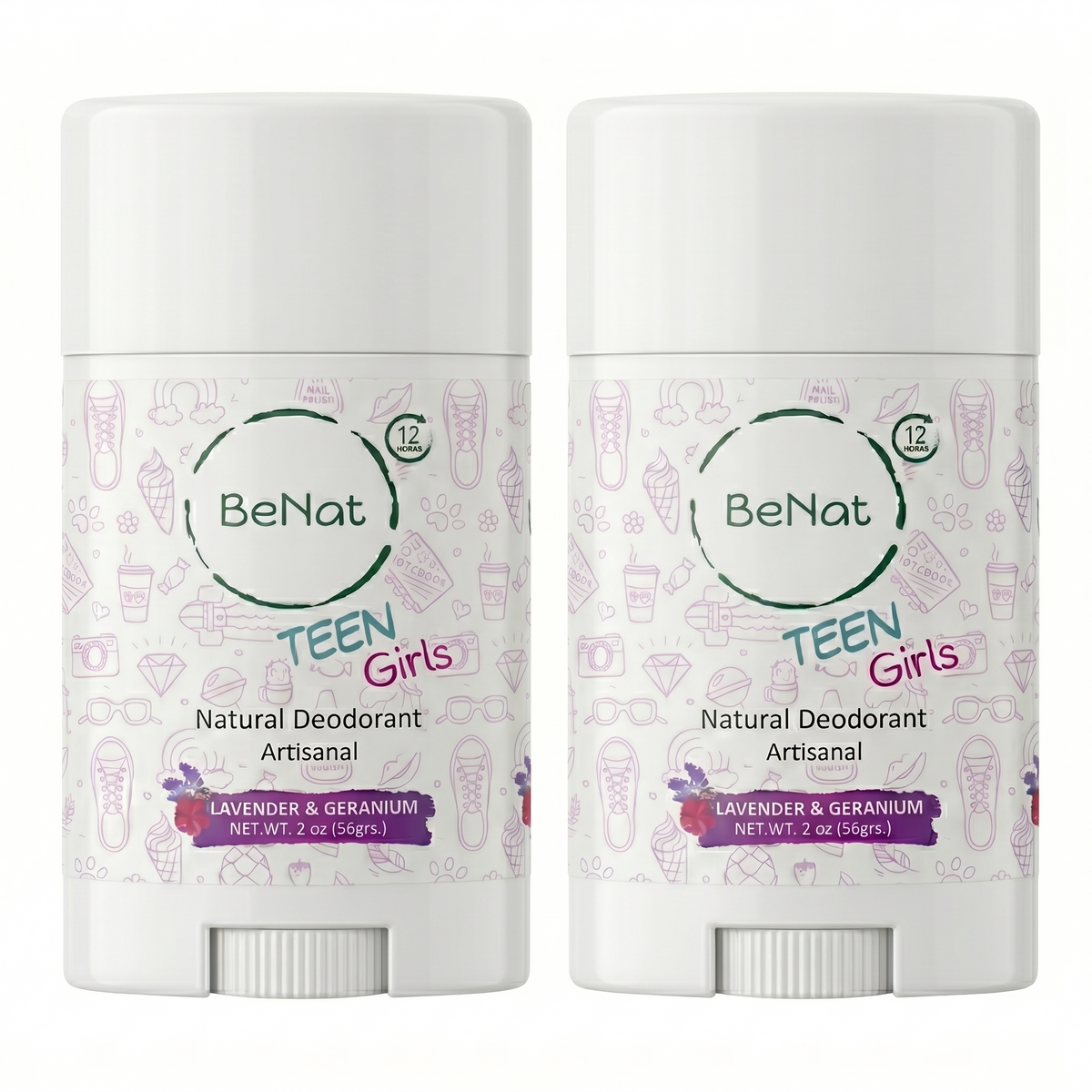 2-Pack all-Natural Deodorants for Kids & Teens-6