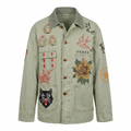 Audacious Floral Embroidered Denim Jacket-3