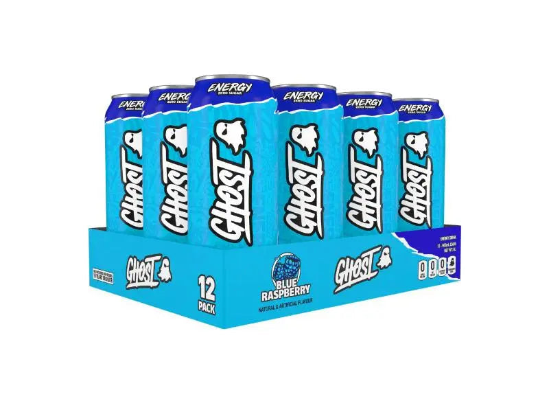 Ghost energy drink aluminum can with condensation refreshing zero sugar performance beverage — view 5